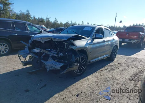 2021 BMW X4 M из США, поврежденный, VIN 5YMUJ0C04M9G87375